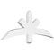 Ekena Millwork Alberta Architectural Grade PVC Gable Bracket, 48"W x 18"H x 2"D x 4"F, 9/12 Pitch GBP048X18X0204ALB00 - alternate 1